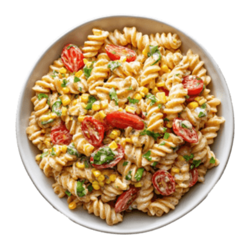 Creamy white sauce pasta